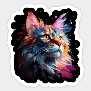 American Bobtail Rainbow Sticker